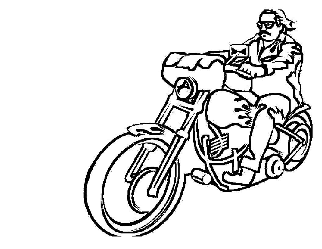 Motorcycle Coloring Pages For Kids
 Free Printable Motorcycle Coloring Pages For Kids