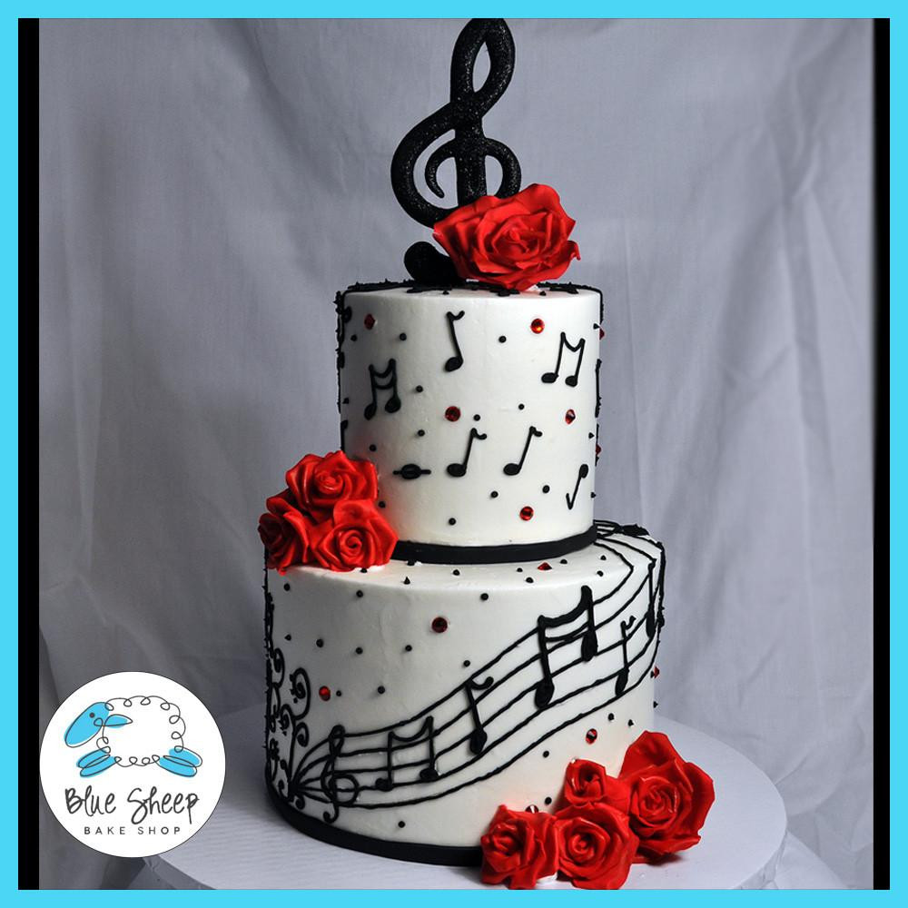 Music Birthday Cakes
 Music Note Birthday Cake