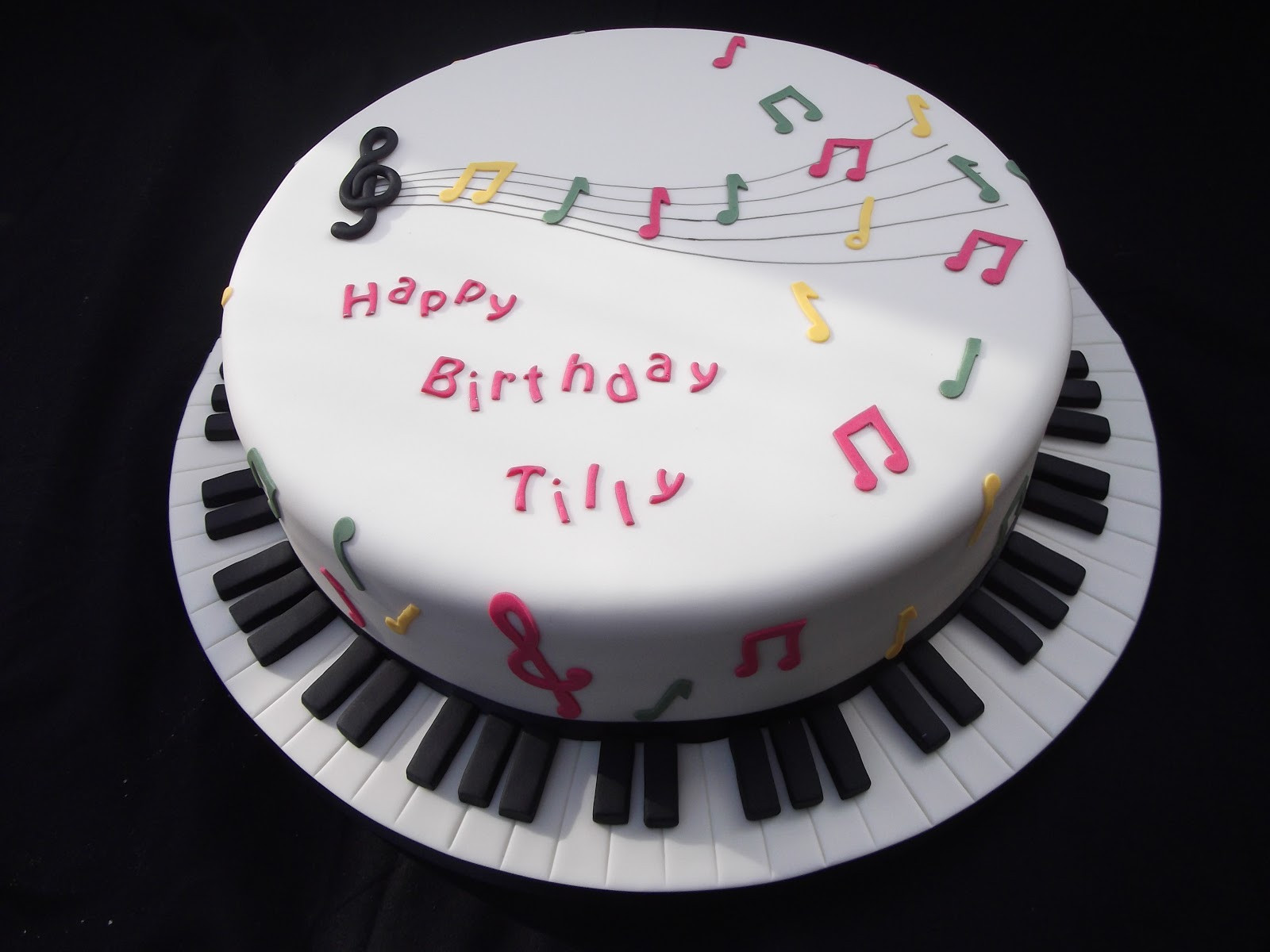 Music Birthday Cakes
 Cakes By Karen Music Themed Birthday Cake