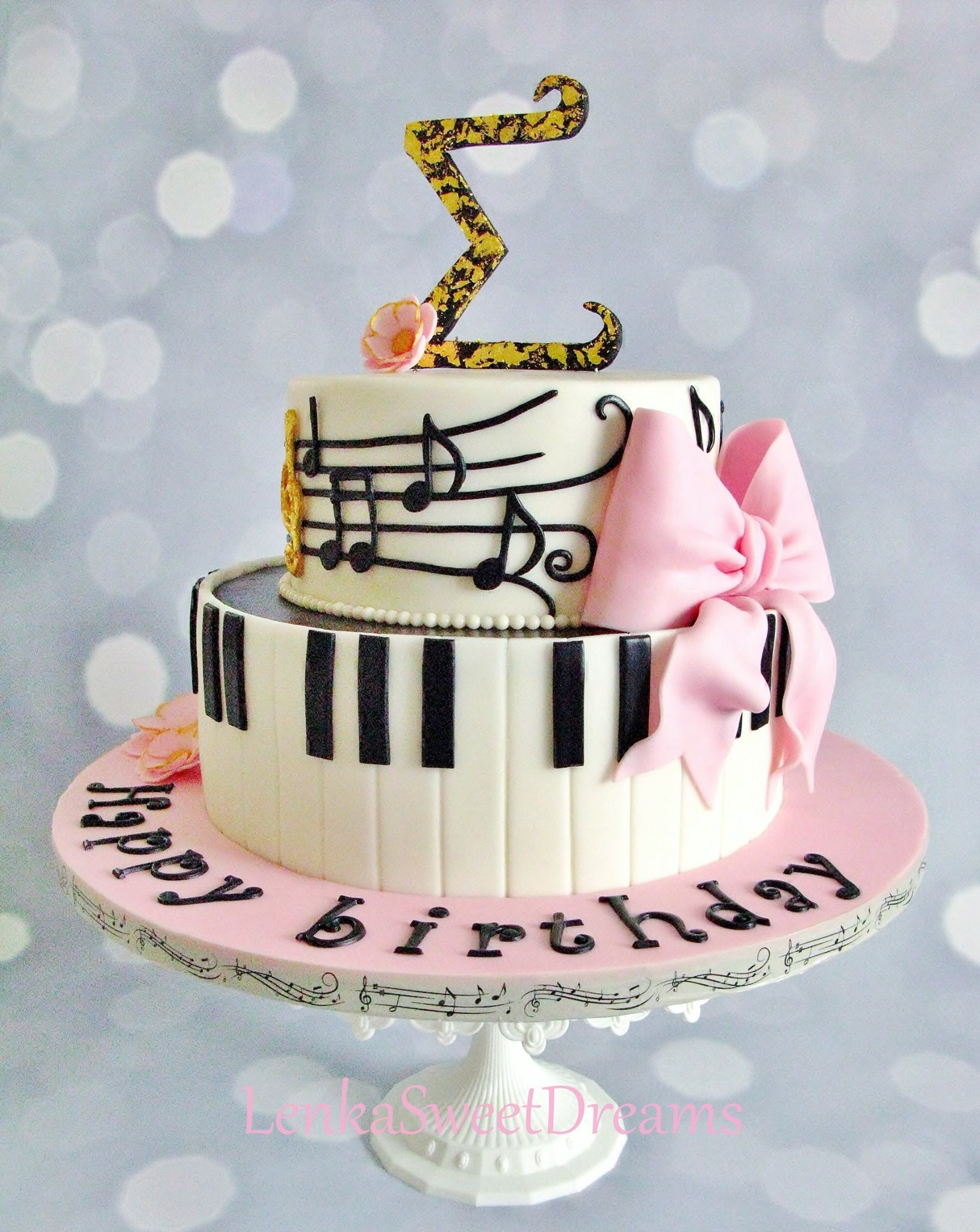 Music Birthday Cakes
 Piano Music Cake CakeCentral