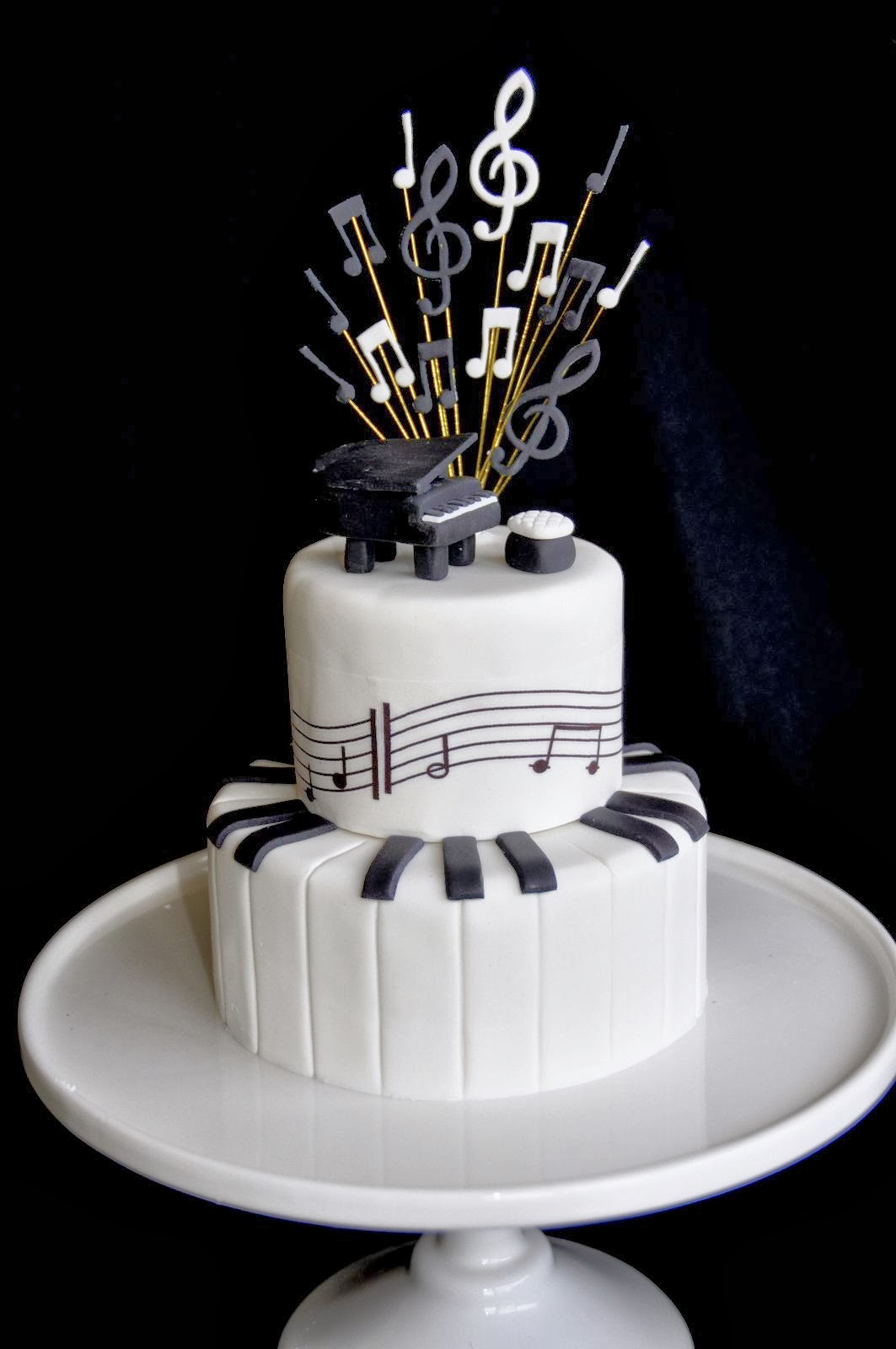 Music Birthday Cakes
 Three Cheers for Cake November 2013