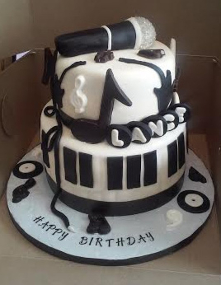 Music Birthday Cakes
 2 Tier Music Themed Birthday Cake CakeCentral