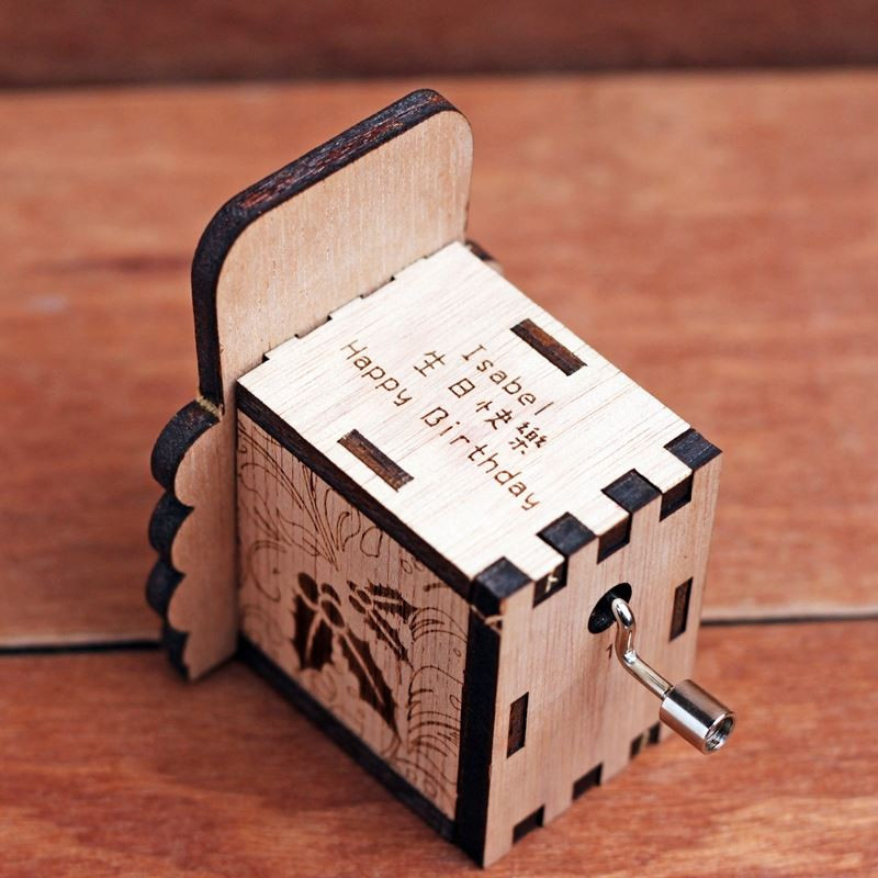 Music Box DIY
 Nutcracker DIY Hand Cranked Wooden Music Box KOKOMU