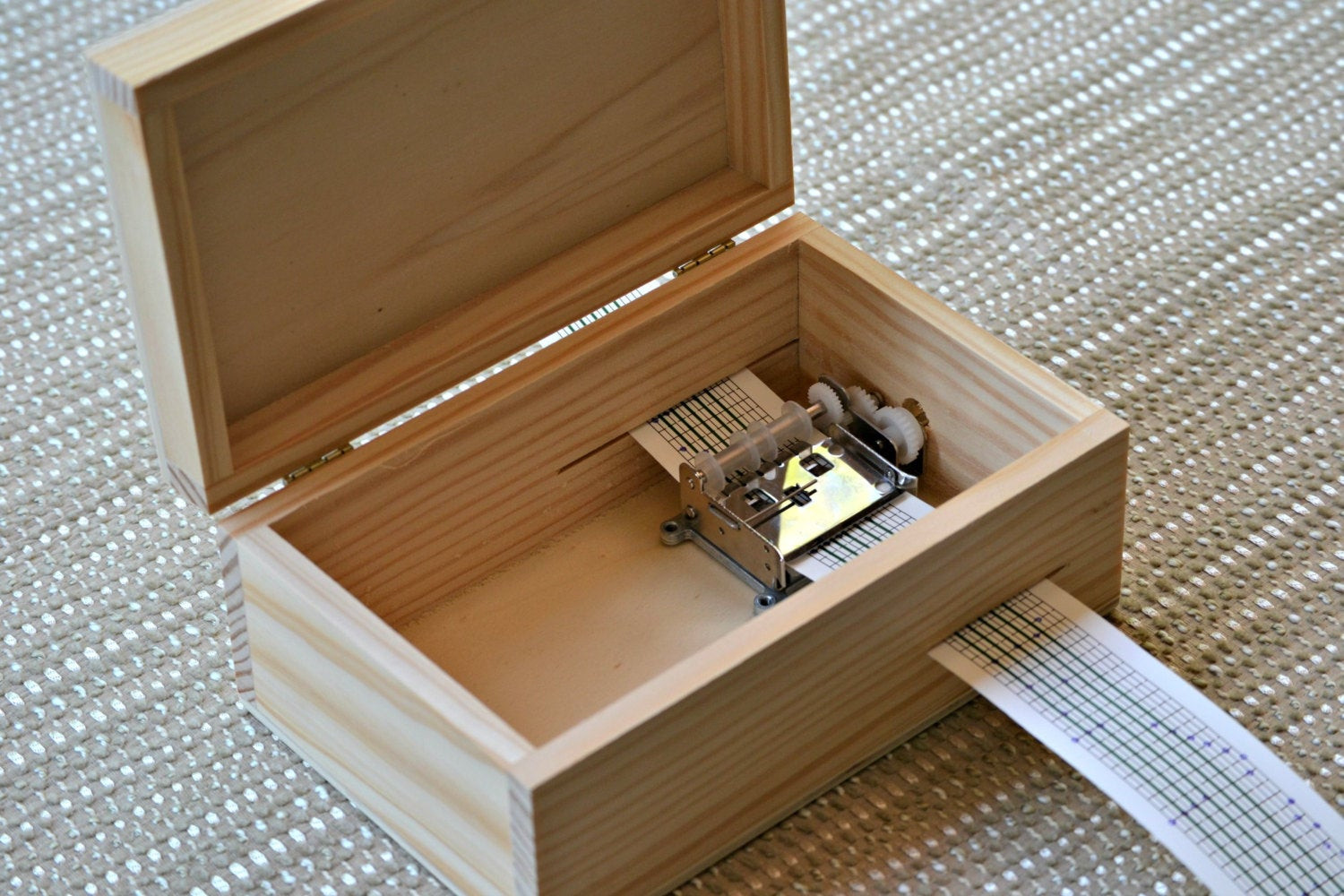 Music Box DIY
 DIY Music Box Wood Box with locker Hand cranked Musical