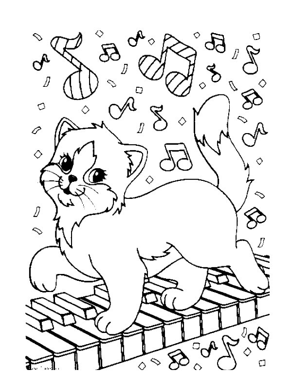Music Coloring Pages For Kids
 Kids n fun