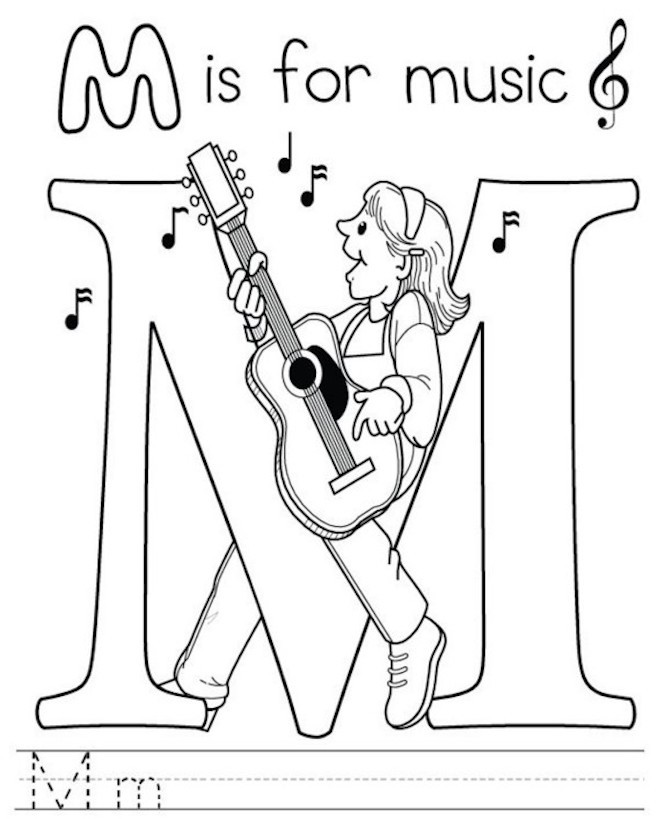 Music Coloring Pages For Kids
 Musical Coloring Pages For Kids Free And Printable