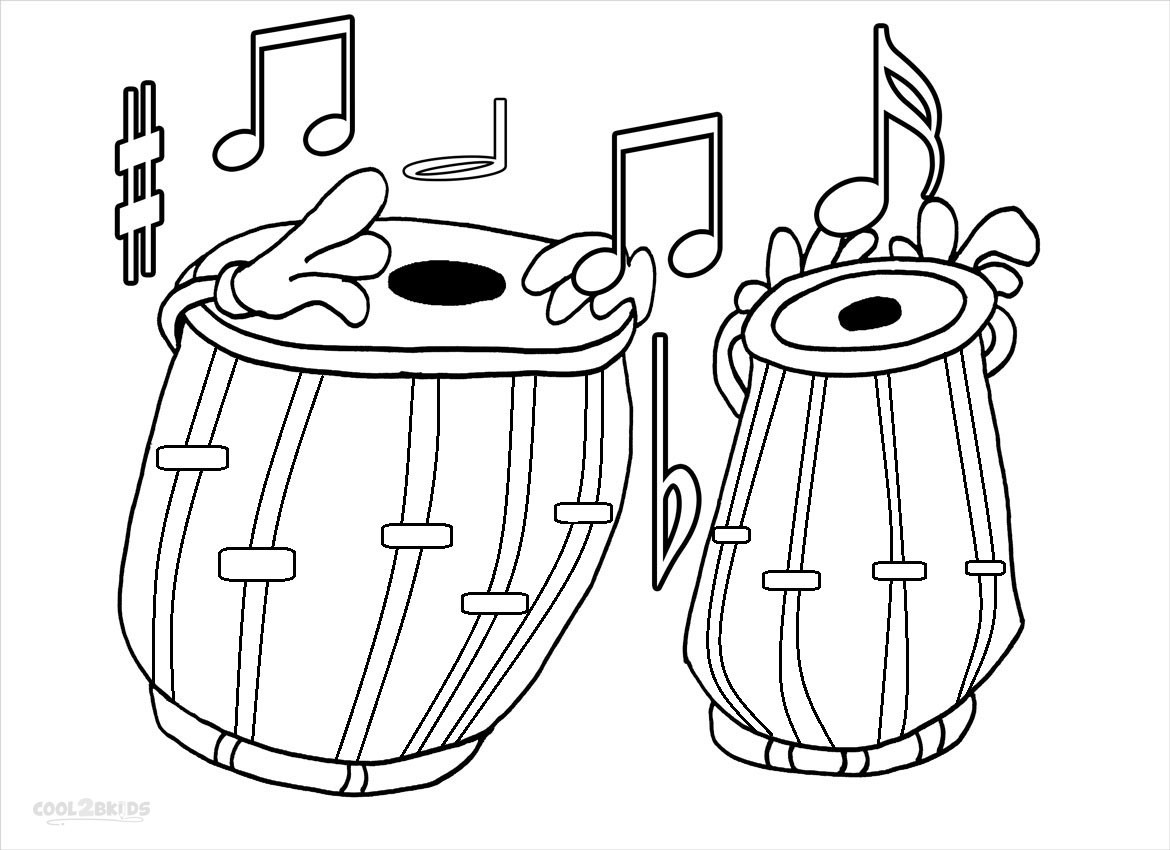 Music Coloring Pages For Kids
 Printable Music Note Coloring Pages For Kids