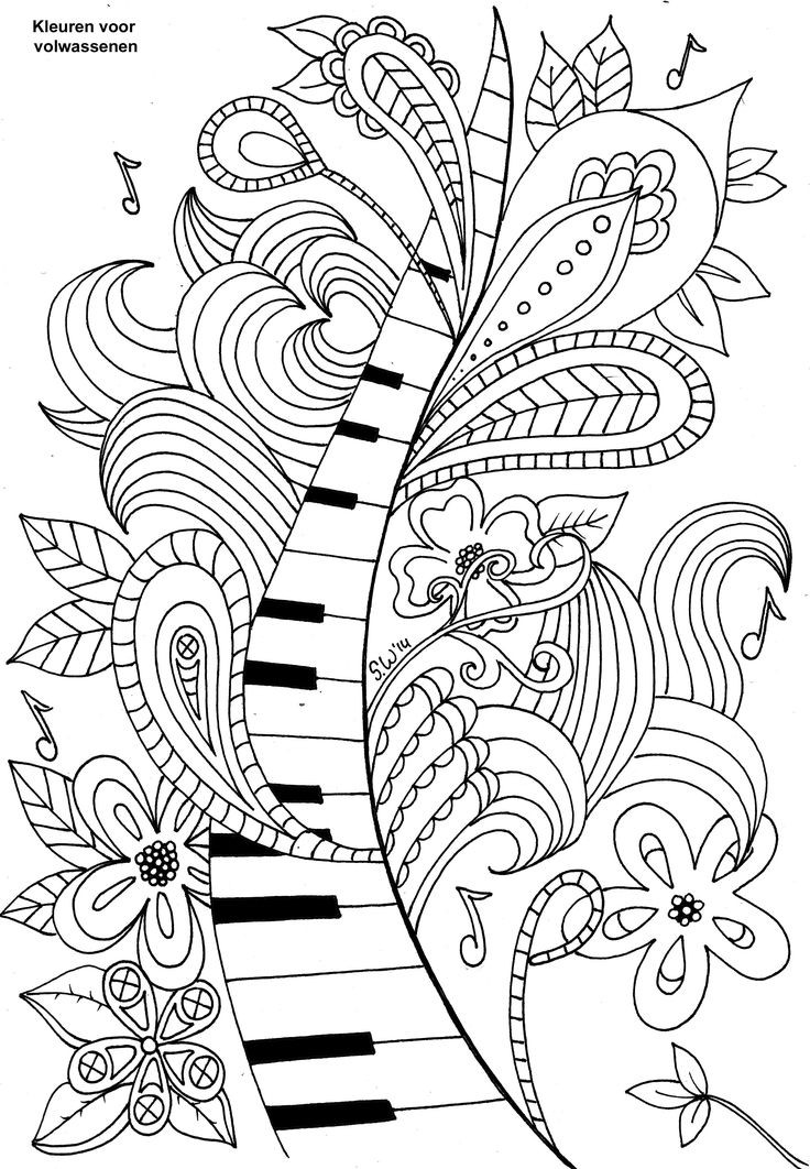 Music Coloring Pages Printable
 Music Themed Coloring Pages at GetColorings