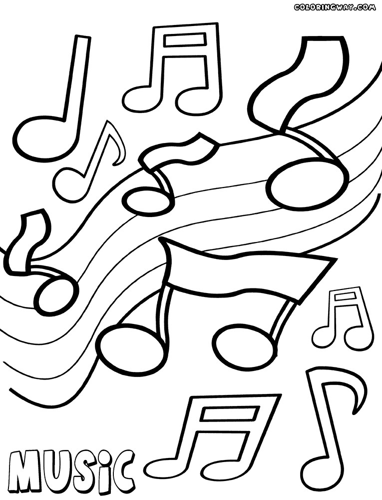 Music Coloring Pages Printable
 Music coloring pages