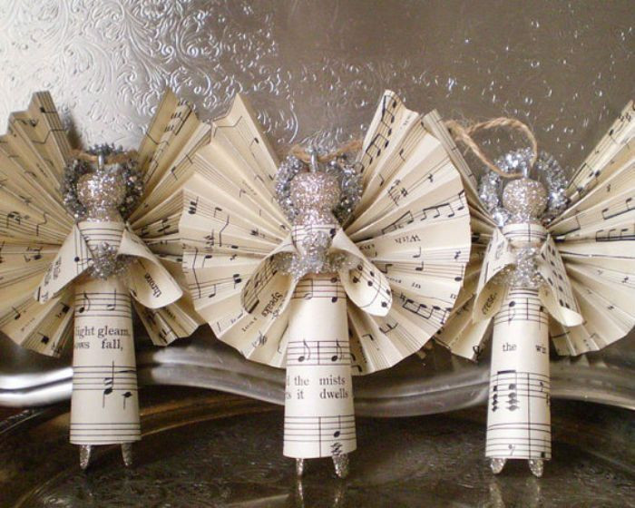 Music Crafts For Adults
 10 Beautiful Sheet Music Christmas Ornaments You Can Make