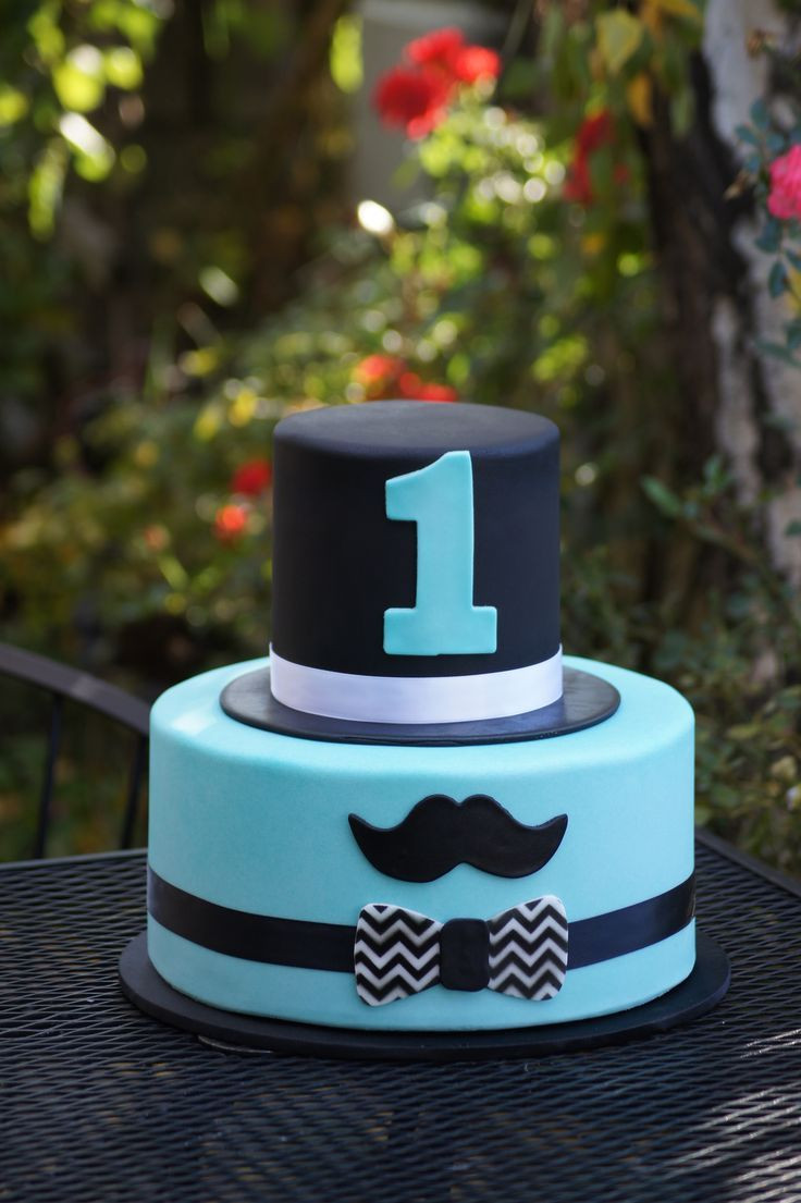 Mustache Birthday Cake
 Cute birthday cake with mustache and top hat in 2019