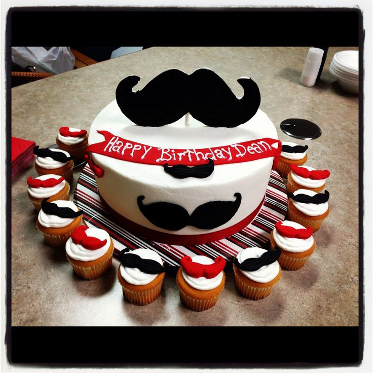 Mustache Birthday Cake
 Mustache birthday cake