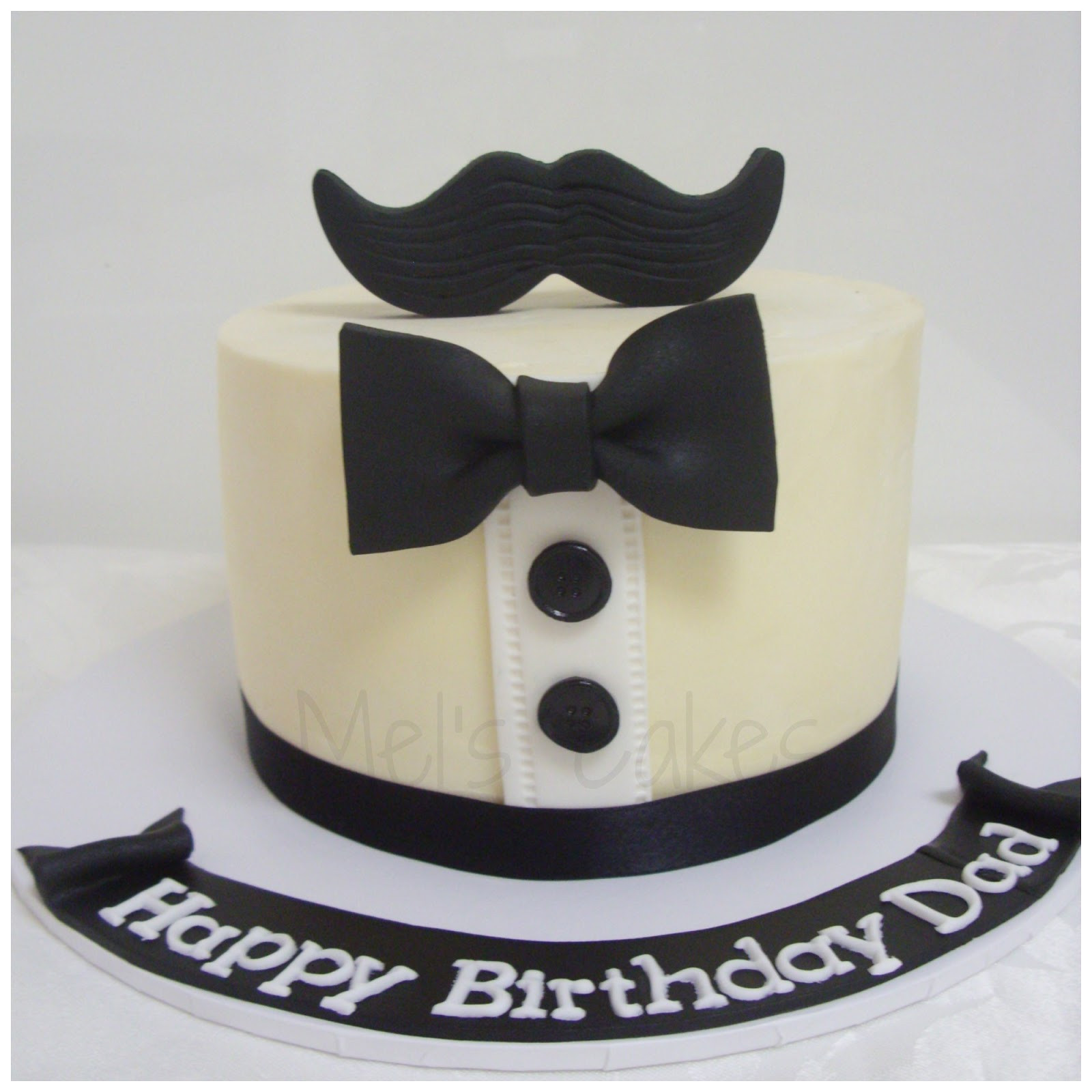 Mustache Birthday Cake
 Wel e to Mel s Cakes Moustache Cake
