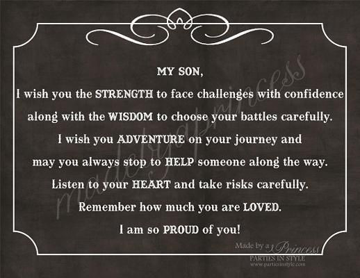 My Son Graduation Quotes
 17 Best images about Wisdom For My Son on Pinterest
