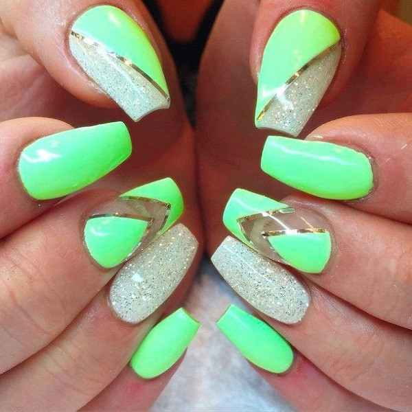 Nail Art Green
 55 Green Nail Art Designs nenuno creative