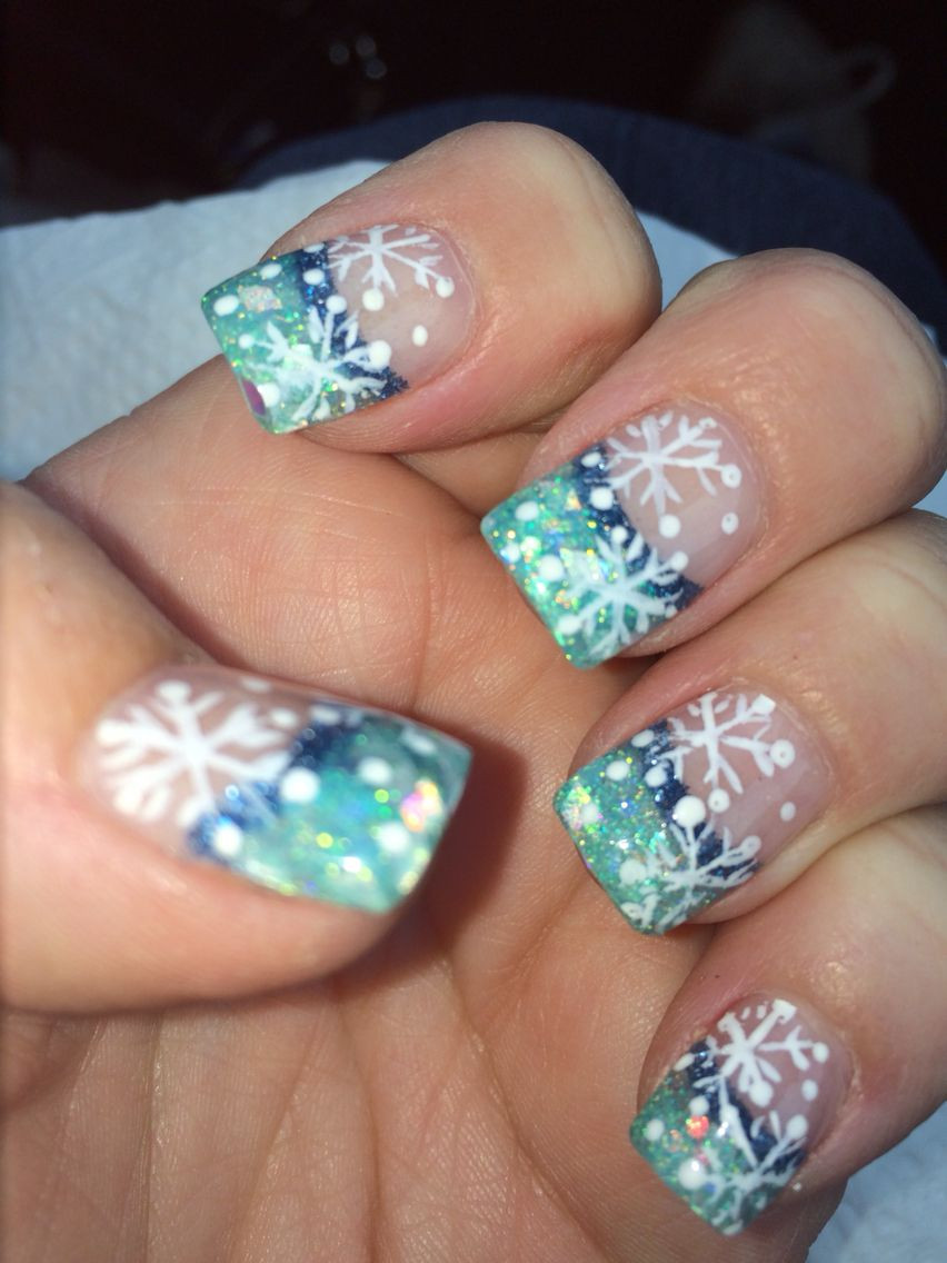 Nail Colors For January
 My "Frozen" January Nails