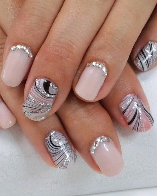 Nail Designs For A Wedding
 Latest Gorgeous Wedding Fake Nail Designs for Brides