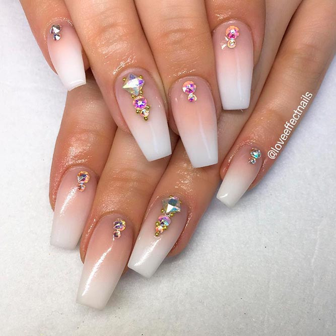 Nail Designs With Rhinestones
 30 Ideas For Rhinestones Nail Perfection