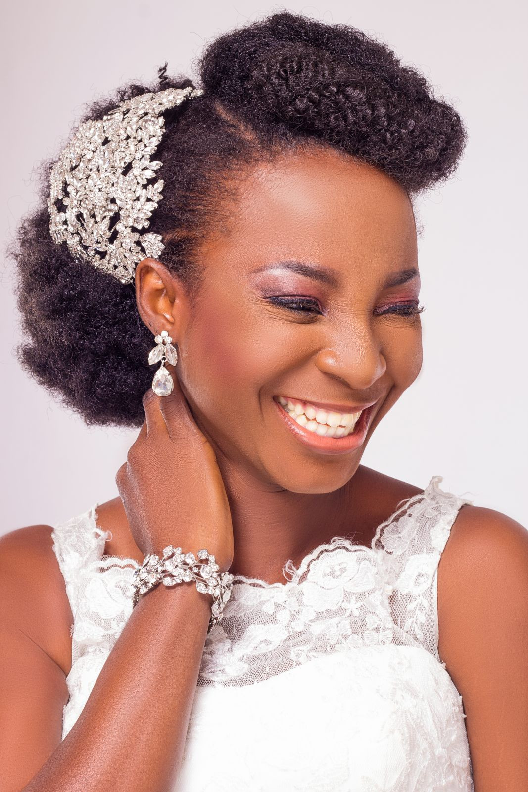 Natural Hairstyle For Wedding
 Natural Hair Bridal Inspiration Shoot by Yes I Do Bridal