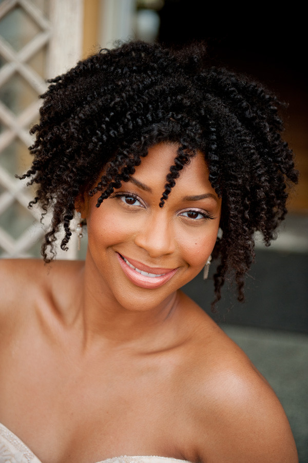 Natural Hairstyles For Black Brides
 Natural Hair Inspiration for Black Brides