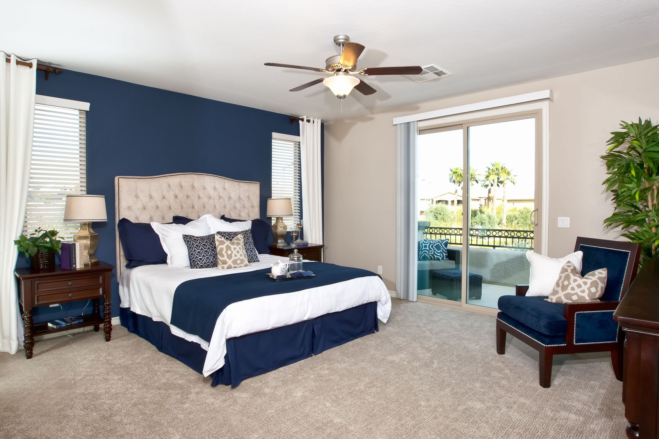 Nautical Bedroom Decorating Ideas
 Like cool colors Check out this bedroom at our Catalina