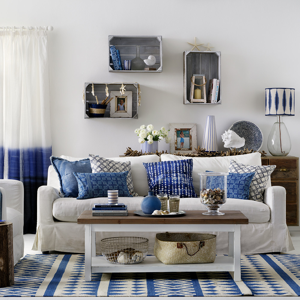 Nautical Rugs For Living Room
 Coastal living rooms to recreate carefree beach days