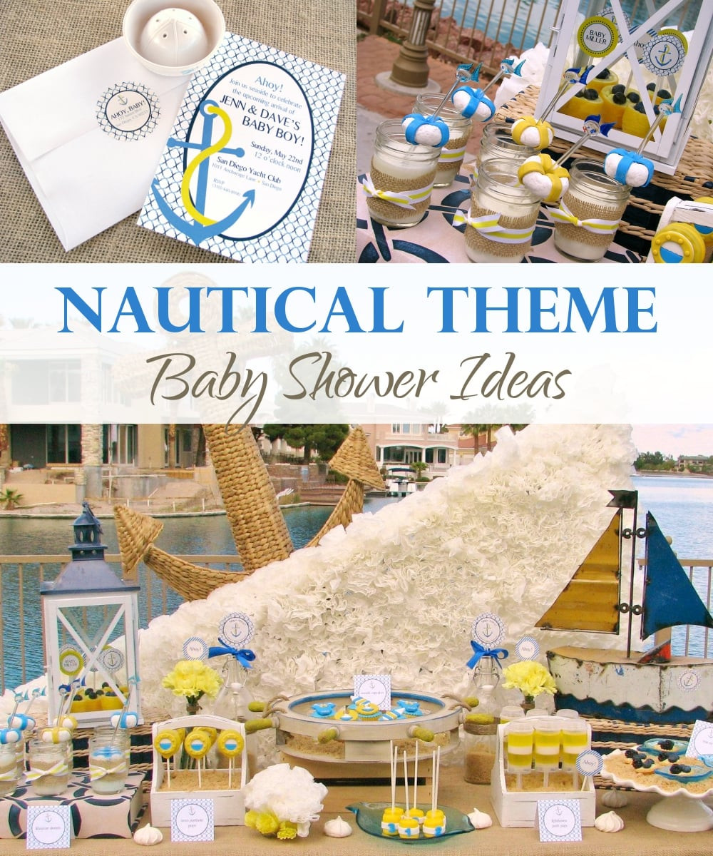 Nautical Theme Baby Shower Decor
 Nautical Theme Baby Shower Ideas
