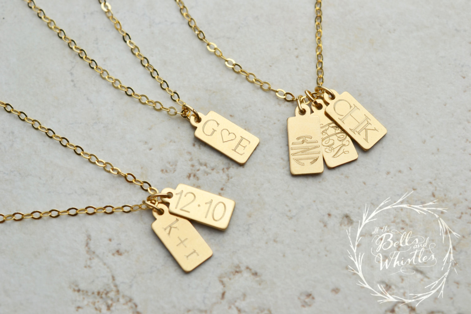 Necklace With Date
 Wedding Date Necklace Anniversary Date Necklace Gold