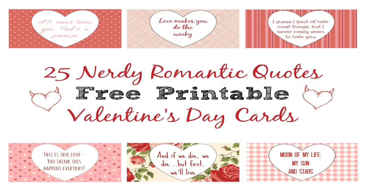 Nerdy Quotes About Love
 25 Nerdy Love Quotes for Him & Her Free Printables