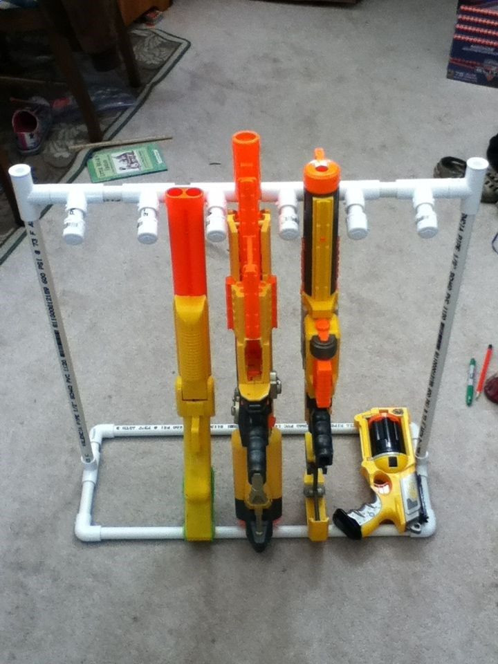 Nerf Gun Rack DIY
 24 Ideas for Diy Nerf Gun Rack Home Family Style and