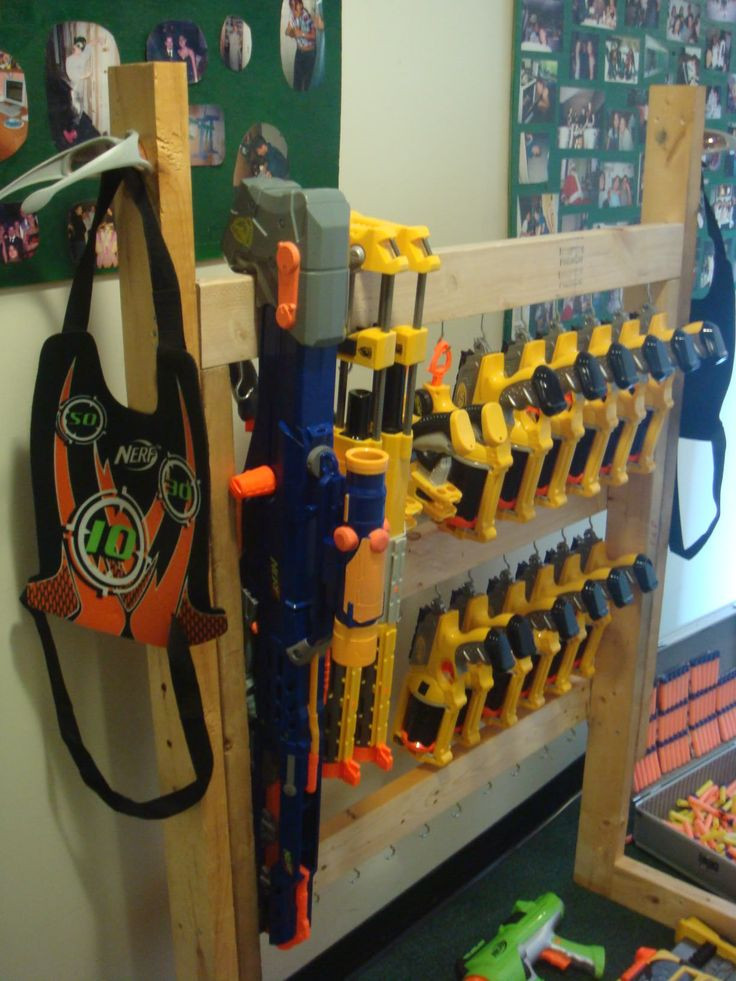 Nerf Gun Rack DIY
 Designs For A Gun Rack WoodWorking Projects & Plans
