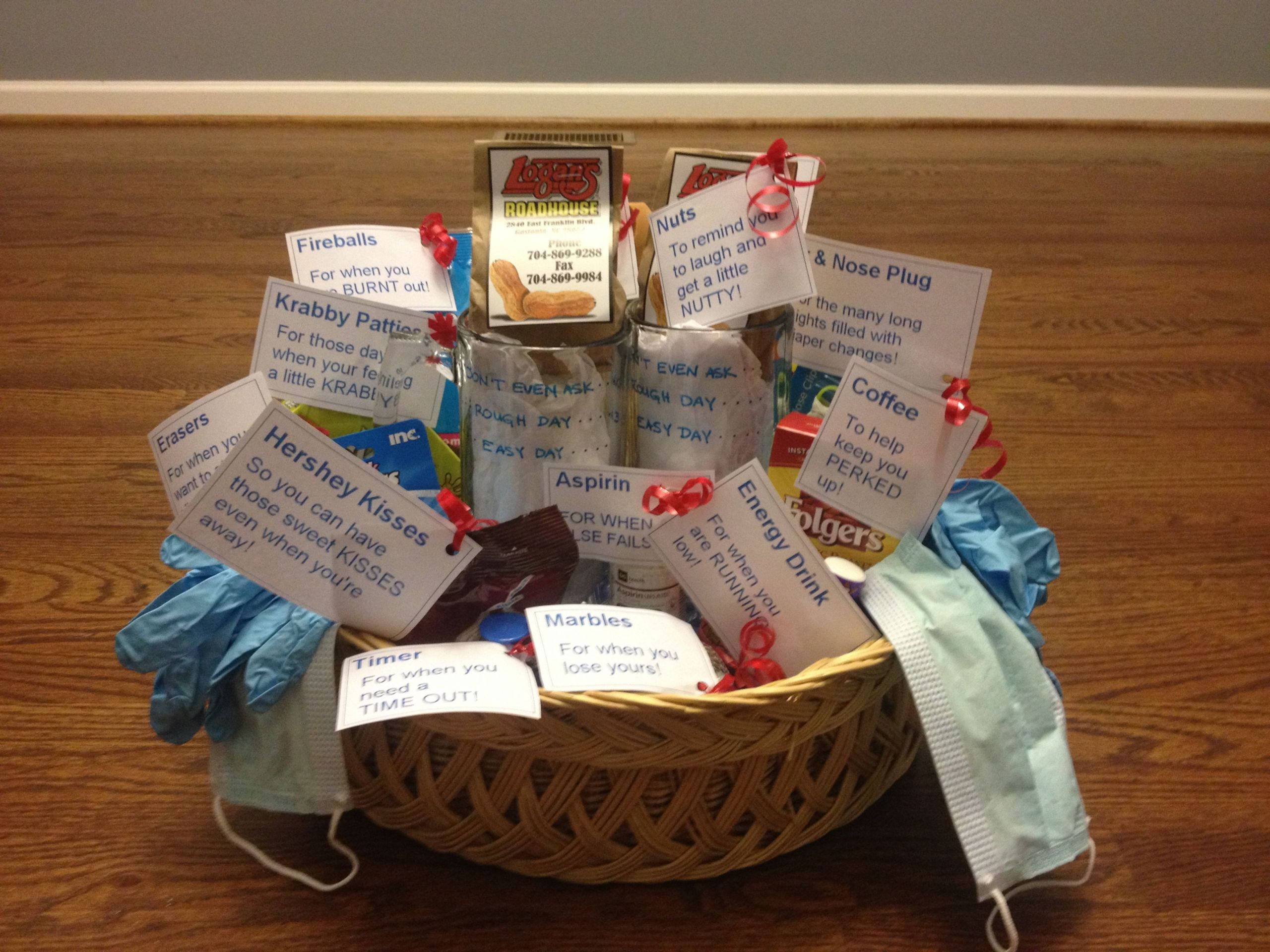 New Baby Gift Ideas For Parents
 New Parents Survival Kit I made for baby shower Got the