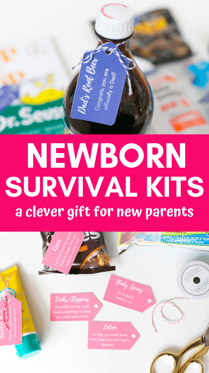New Baby Gift Ideas For Parents
 Newborn Survival Kit Baby Gift For Parents