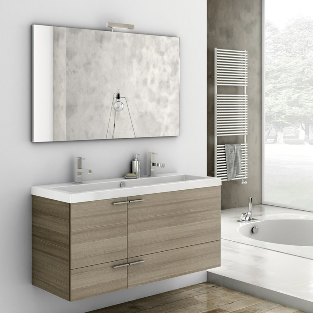 New Bathroom Vanity
 Modern 47 inch Bathroom Vanity Set with Ceramic Sink