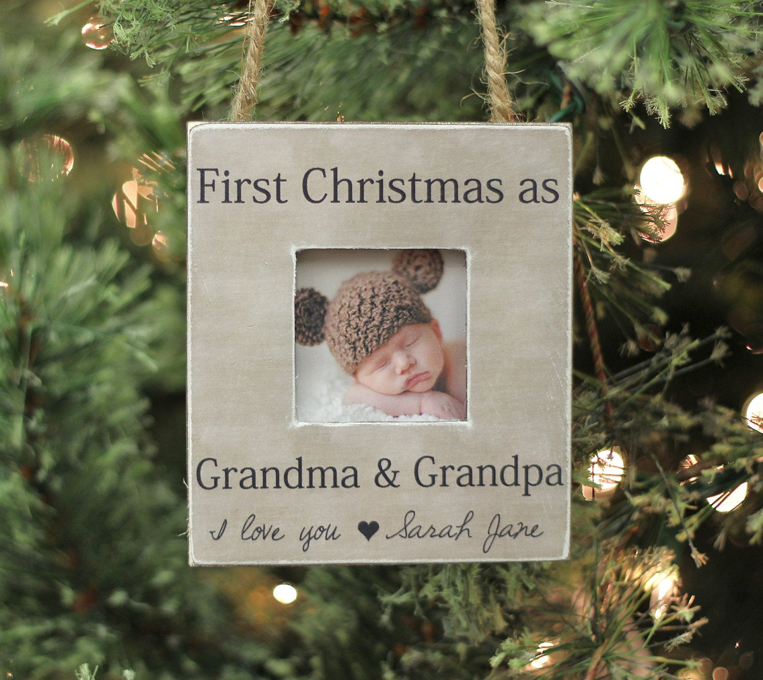 New Grandfather Gift Ideas
 Grandparents Ornament Christmas GIFT Personalized