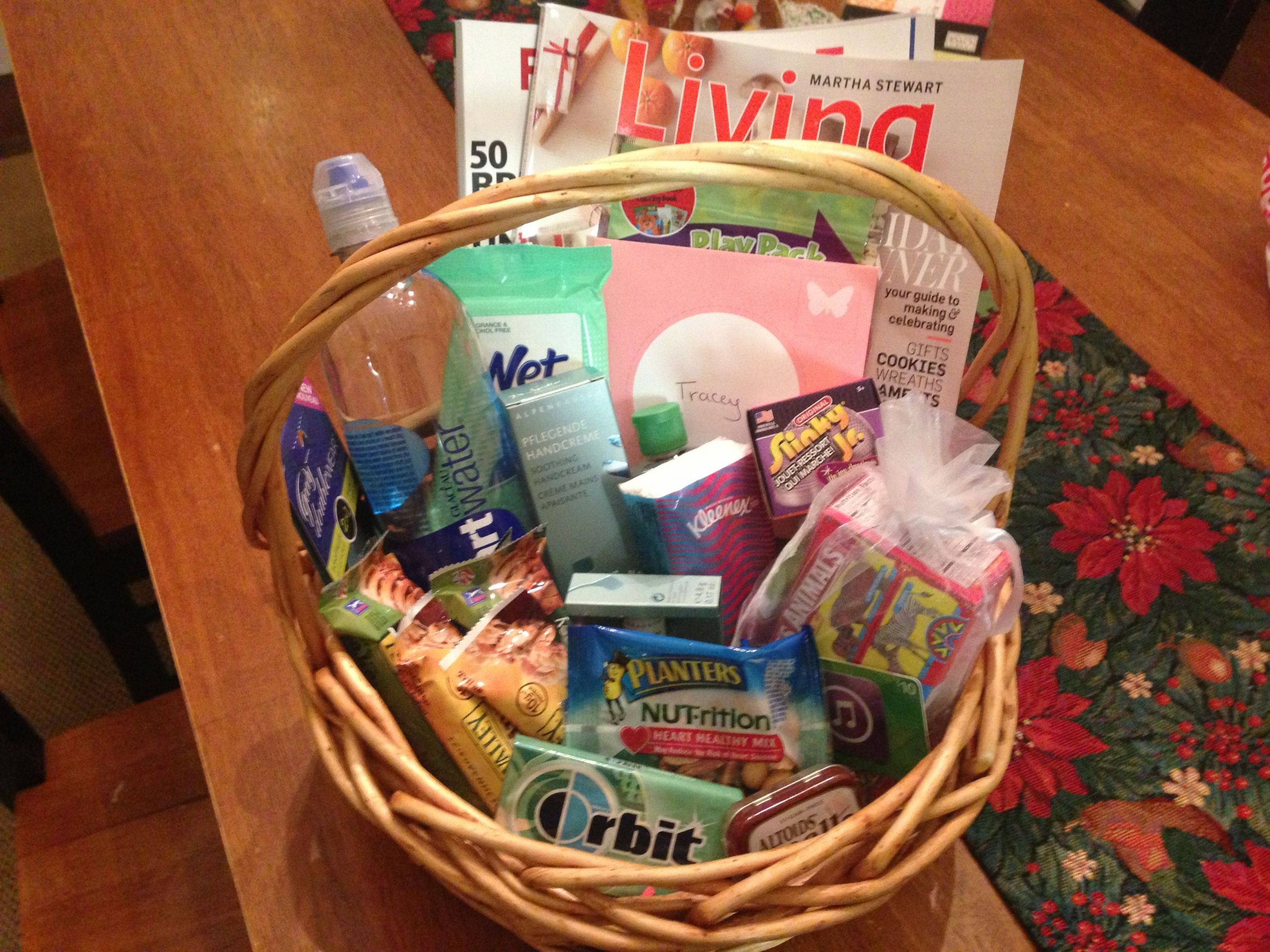 New Mommy Gift Basket Ideas
 New nursing mom t basket magazines snacks gum mints