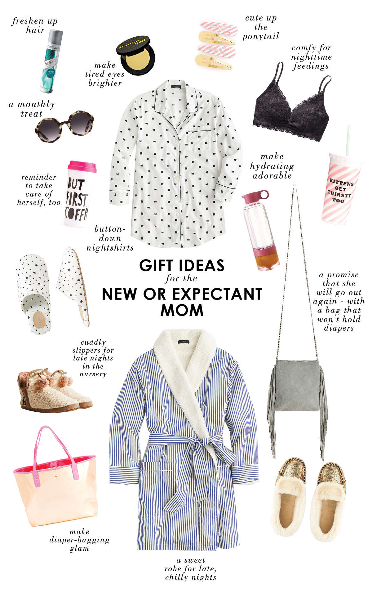 New Mother Gift Ideas
 t ideas for a new or expectant mom