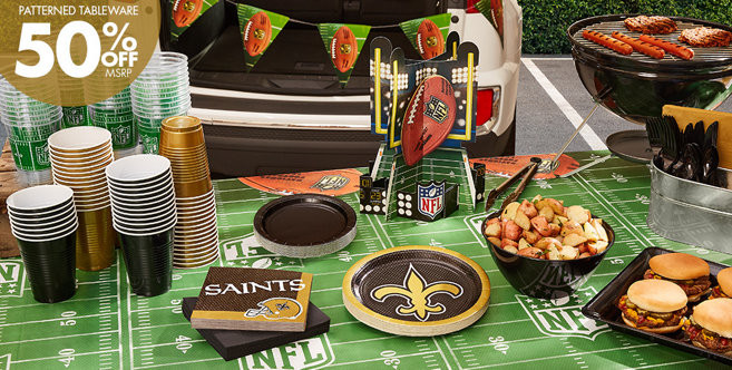 New Orleans Birthday Party Ideas
 NFL New Orleans Saints Party Supplies Party City
