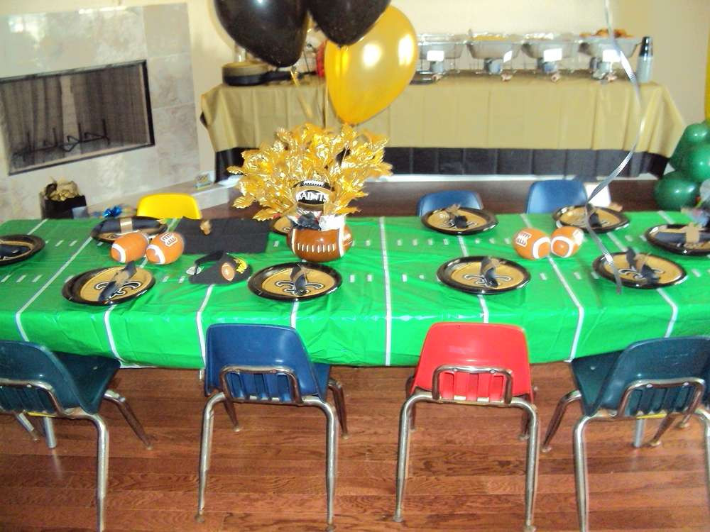 New Orleans Birthday Party Ideas
 New Orleans Saints Birthday Party Ideas