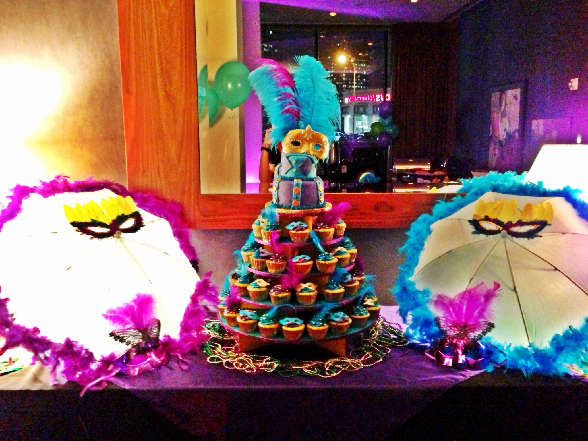 New Orleans Birthday Party Ideas
 New Orleans masquerade Sweet 16 girls birthday party by