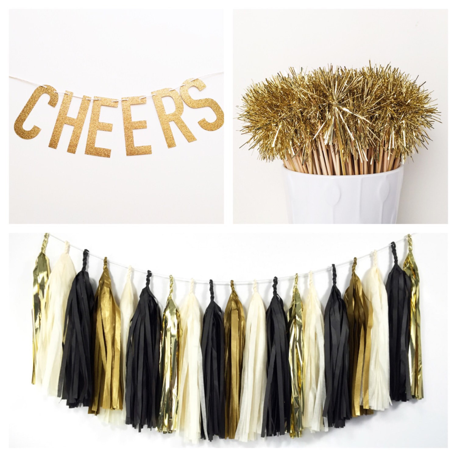 New Years Engagement Party Ideas
 16 DIY New Years Eve Party & Wedding Ideas Gold and Glitter