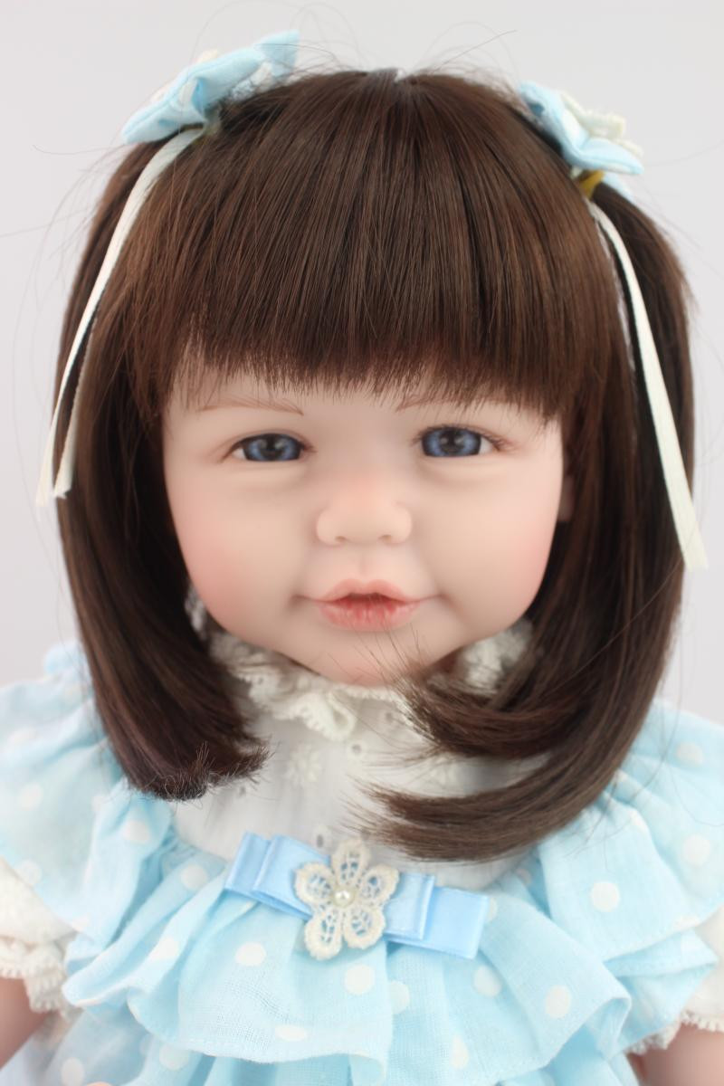 Newborn Baby Dolls With Hair
 Aliexpress Buy New 52cm reborn baby dolls lifelike