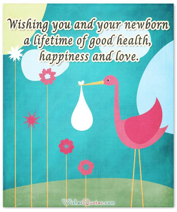 Newborn Baby Quotes Messages
 Newborn Baby Congratulation Messages with Adorable