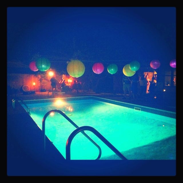 Night Pool Party Ideas
 Pool Party Ideas Décor Food