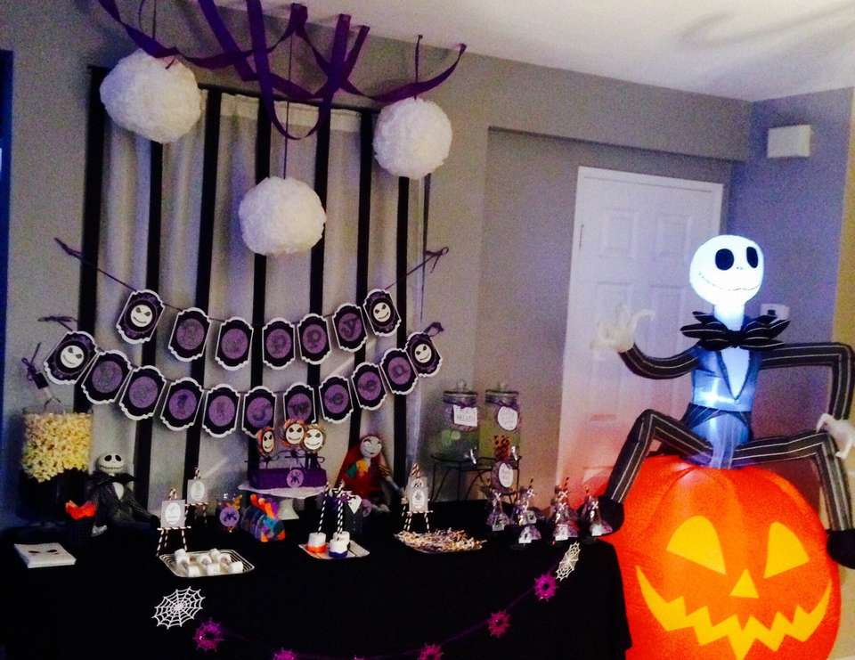 Nightmare Before Christmas Baby Shower Party Ideas
 Nightmare Before Christmas Halloween "Nightmare Before