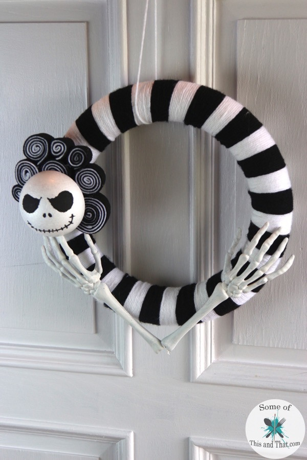 Nightmare Before Christmas Decorations DIY
 DIY Nightmare Before Christmas Wreath Some of This and That