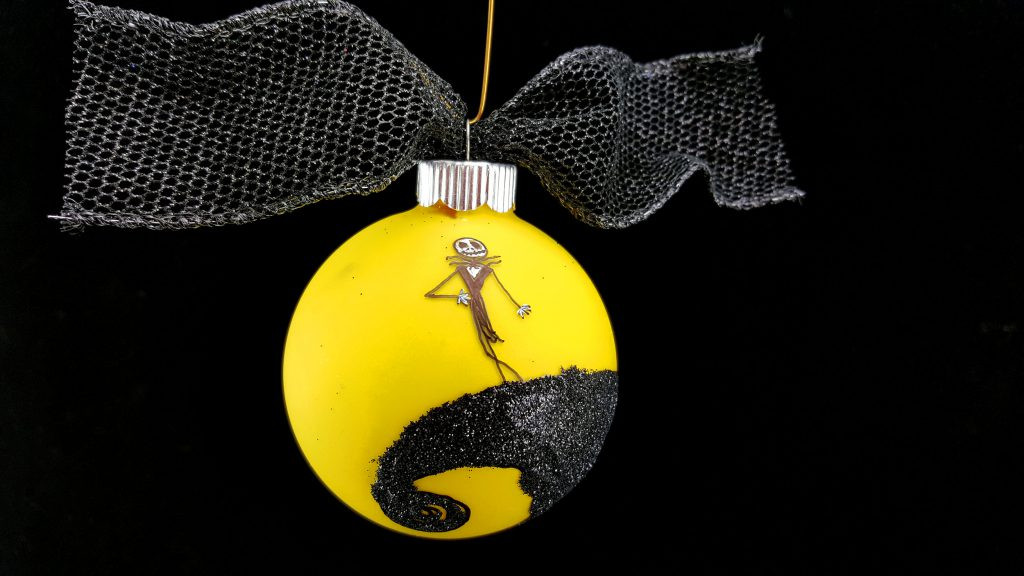 Nightmare Before Christmas Ornaments DIY
 DIY Nightmare Before Christmas Ornament Glows in the Dark