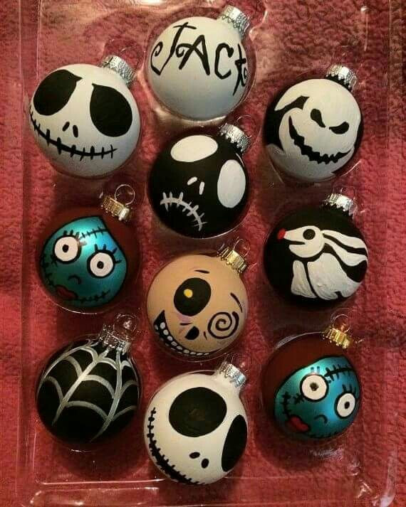 Nightmare Before Christmas Ornaments DIY
 238 best Art Halloween Projects images on Pinterest