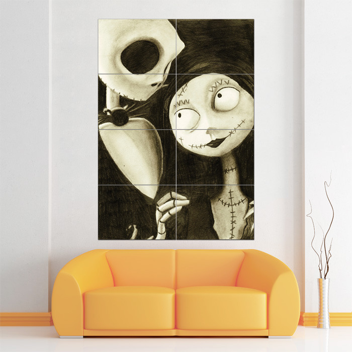 Nightmare Before Christmas Wall Art
 Nightmare Before Christmas Block Giant Wall Art Poster