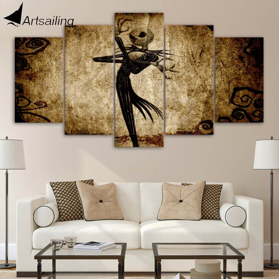 Nightmare Before Christmas Wall Art
 Wall Art Canvas Painting Nightmare Before Christmas Jack